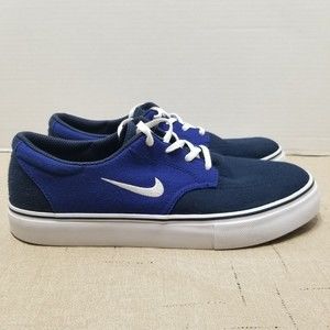 Nike SB Charge Skate Shoes Blue Size 7 Youth Canvas Sneaker Unisex Boys Girls